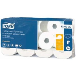 120320 Tork Premium туалетная бумага в стандартных рулонах (8 рулонов)
