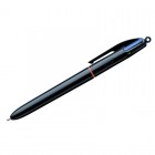 Ручка шариковая автоматическая BIC "4Colors", 4цв., 1мм, черный корпус, классические цвета