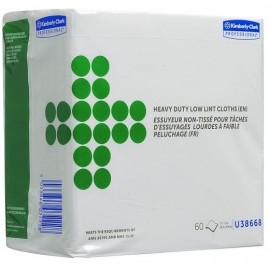 Салфетки для подготовки поверхности Kimberly-Clark Professional Aviation Wipers, Сложенные в 1/4, белые, 38668