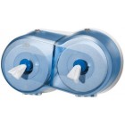 472027 Tork SmartOne® двойной диспенсер для туалетной бумаги в мини рулонах синий