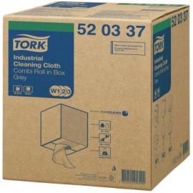 Нетканый материал Tork Premium 520 в рулоне в коробке, система W1, W2, W3 520337