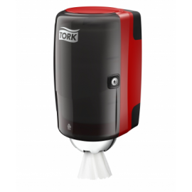 Мини-диспенсер Tork Performance для полотенец с центральной вытяжкой, система M1, красный 658008