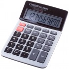 Калькулятор настольный Citizen MT, 10 разр., двойное питание, 104*161*17мм, белый/серый